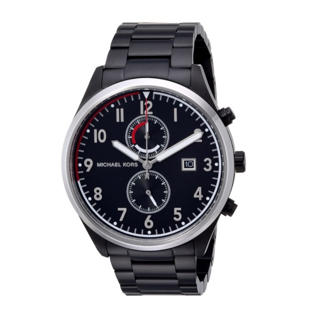 Michael Kors Men's MK8575 Quartz Black Watch - Stainless steel
